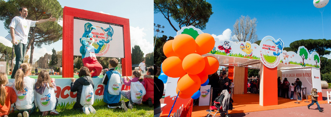 kinder caccia alle uova dalab evento eventually roma caracala 4